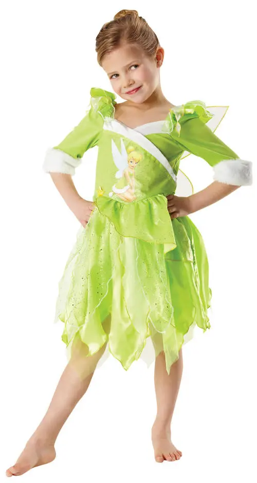 Girls Tinkerbell Winter Wonderland Costume 3 Girls Tinkerbell Winter Wonderland Costume