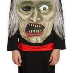 Witch With Giant Face Girls Costume