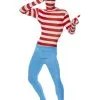 Wheres Wally Second Skin Suit Costume -Hot Sale Cosyumes Store lrgscalewally front