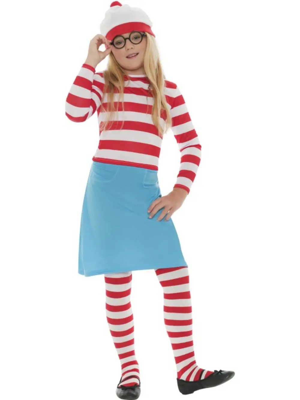 Wheres Wally Wenda Girls Costume 3 Wheres Wally Wenda Girls Costume
