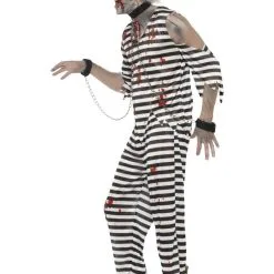 Zombie Convict Fancy Dress Costume 6 Zombie Convict Fancy Dress Costume -Hot Sale Cosyumes Store lrgscalezombie convict 2