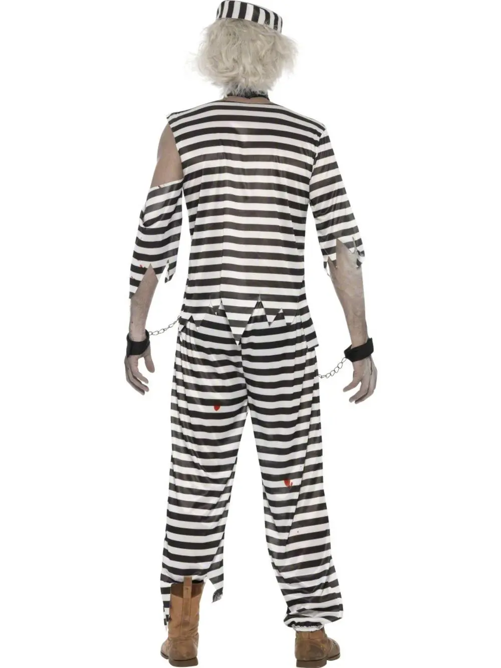 Zombie Convict Fancy Dress Costume 5 Zombie Convict Fancy Dress Costume - Image 3
