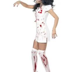Zombie Nurse Halloween Costume 7 Zombie Nurse Halloween Costume -Hot Sale Cosyumes Store lrgscalezombie nurse side